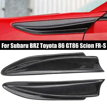 

2PCS/Set Carbon Fiber Side Fender Fin Vents For Subaru BRZ for Toyota 86 GT86 Scion FR-S