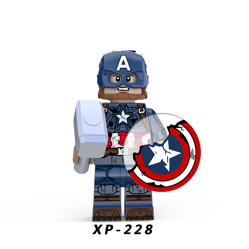 

Super Heroes Avengers 4 Endgame Captain America Marvel Assembly Building Blocks Winter Soldier Baby Toy Brithday Gifts XP228