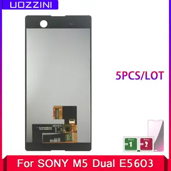 

5 Pcs LCD Display For Sony Xperia M5 Dual E5603 E5606 E5653 5" LCD Digitizer Touch Screen e5603 for sony xperia m5 lcd