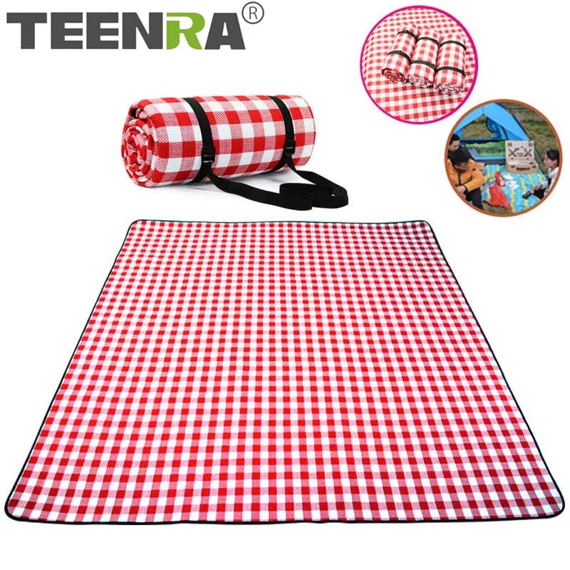 TEENRA коврик для отдыха на природе водоустойчивое одеяло складной коврик для пикника 200*200 для пляжный отдых на природе весенняя одежда для дома