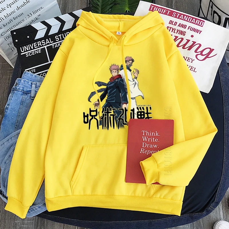 Jujutsu Kaisen Itadori Yuji Anime Cover Printing Hoodies Harajuku Style  Clothes Daily Casual Cartoon Sweatshirt Hoodies For Men - AliExpress