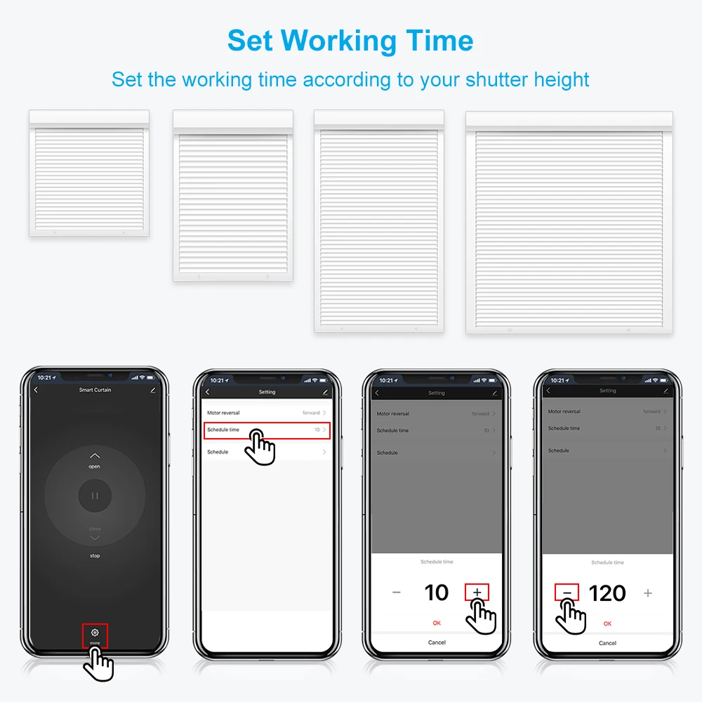 Description Picture 3 of itemTuya Smart Life Curtain Blinds Switch Remote Control Electric Roller Shutter Windows Google Voice control via Home Aelxa