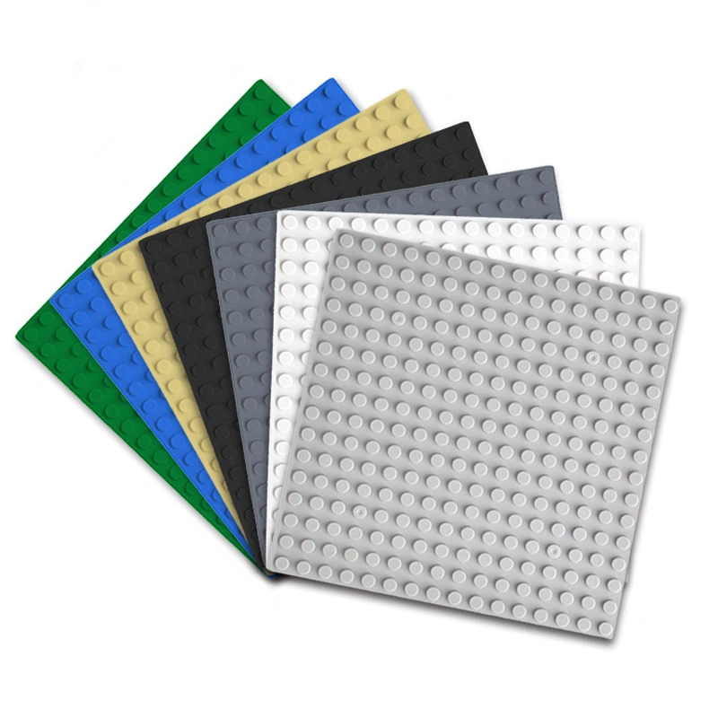 

16*16 Dots Base Plate Small Bricks Baseplate Board Compatible Figures DIY City Building Blocks Toys For Children