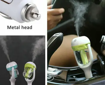 

Mini Car Air Humidifier Diffuser Essential Oil Ultrasonic Aroma Mist Purifier Car air freshener