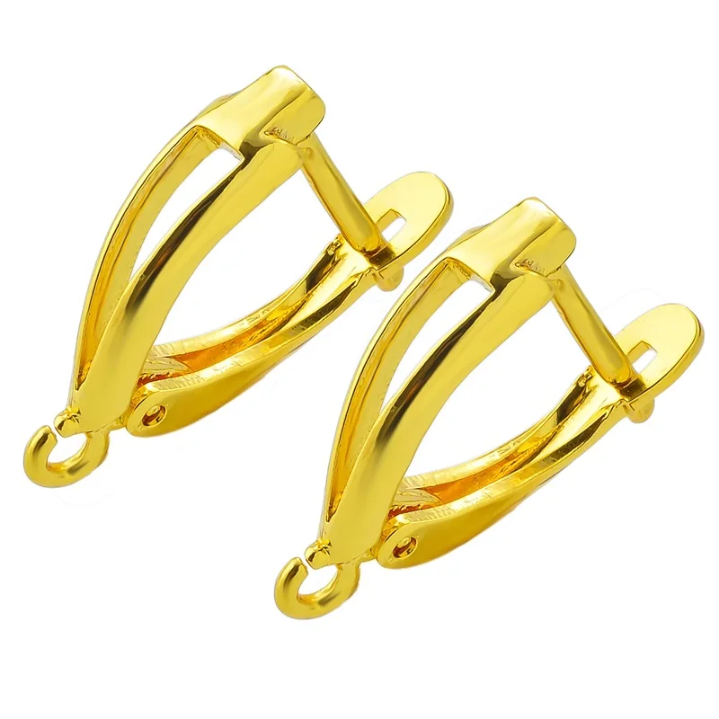 Высококачественные латунные металлические серьги Крючки ручной работы подвески