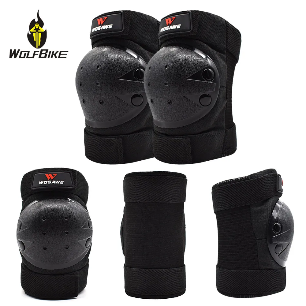 

Wolfbike Flexible Skateboard Knee Protector Elbow Protection Pad Bicycle Snowboard Ski Roller Hockey Sports Body Protective Suit