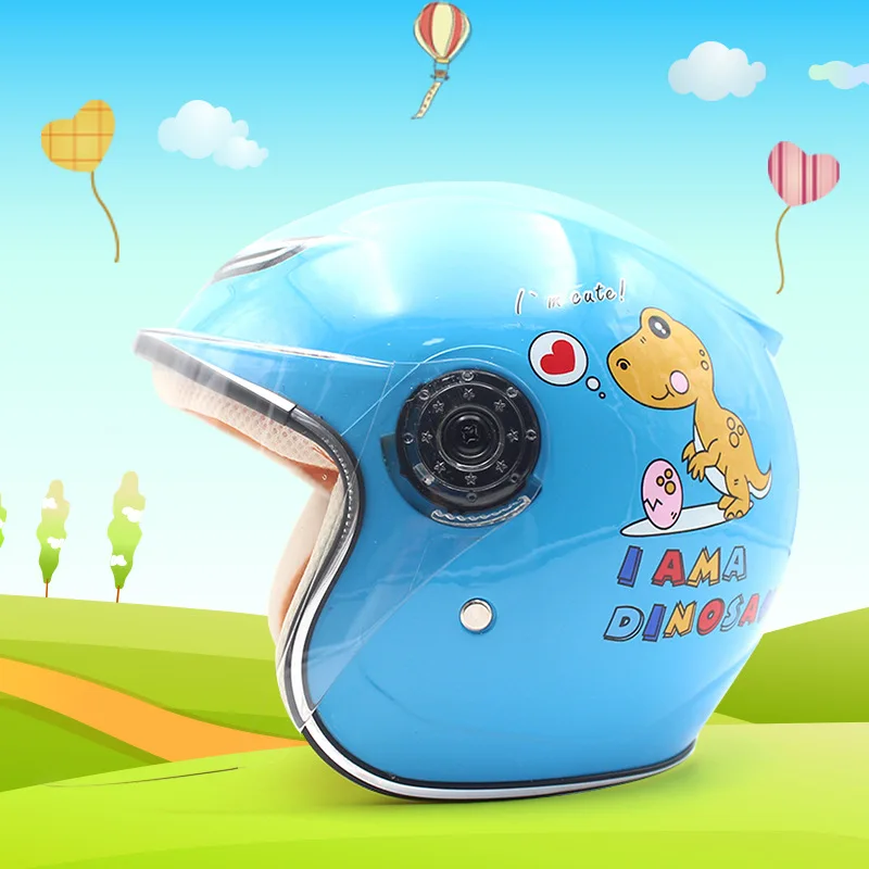 

The Children 's helmet electric motorcycle boy female child baby four seasons cartoon hard hat winter half helmet. "501