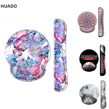 

Butterfly Keyboard Wrist Mouse Pad Wrist Rest Pad Ergonomic Memory Foam Set Comfort Wrist Mouse Pad Custom