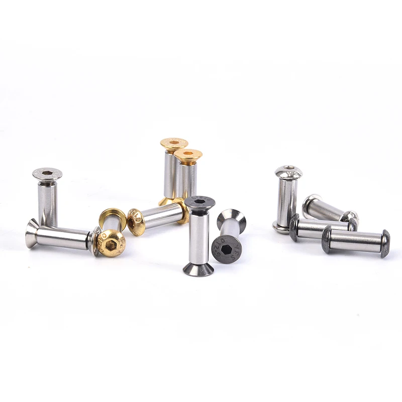 Rivet Nut Tool 2pcs Knives Screw Rivet Tools For DIY Tools Material Knife Handle Plate Fastening Processing Screw