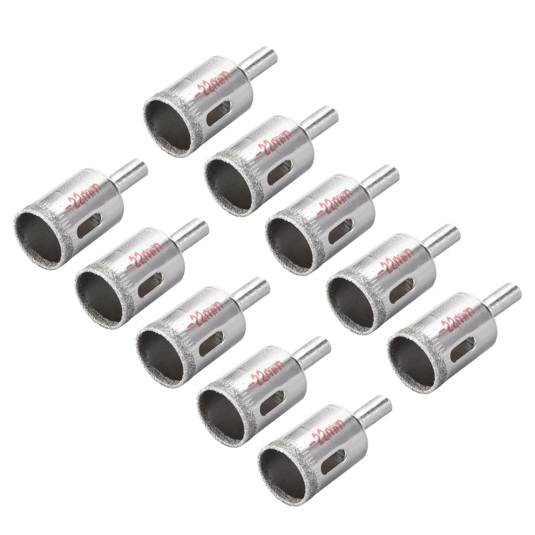 uxcell 22mm Diamond Drill Bits Hole Saws for Glass Ceramic Porcelain Tiles 10 Pcs | Инструменты