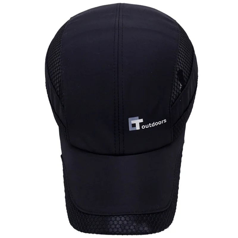 New Brand Summer Men Breathable Mesh Cap Sport Cap Quick Dry Hat Climbing Running Sport Hats