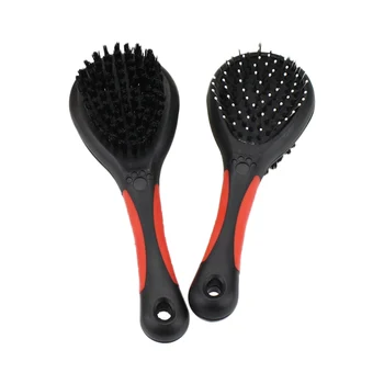 

Dog Grooming Tool Soft Pet Brush Double Bristle Brush Dogs Body Floating Hair