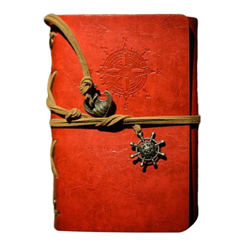 Spiral Notebook Diary Notepad Vintage Anchors PU Leather Note Book Traveler Journal Stationery Gift Spiral Notebook Diary Notepad Vintage Anchors PU Leather Note Book Traveler Journal Stationery Gift