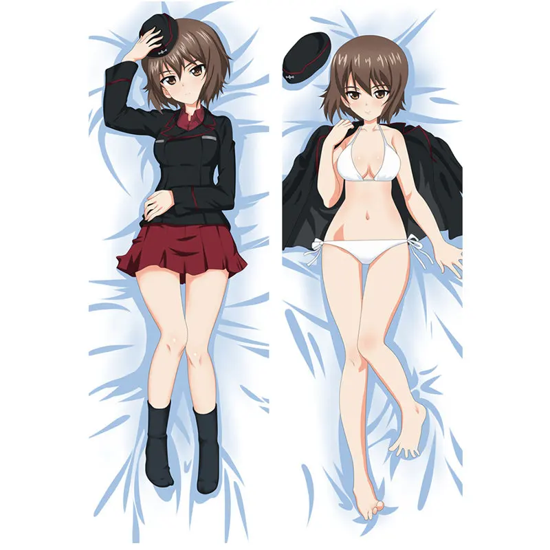 Polyester Аниме для девочек и танки, накидка для подушки, Саори takebe Dakimakura Чехол сексуальная девушка 3D двухсторонняя постельные принадлежности обниматься тела Чехол GP03 - Цвет: Polyester