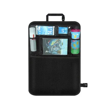 

Car Seat Back Protectors Waterproof Seat Covers Backseat Organizer With IPad/Tablet Holder Touch Screen
