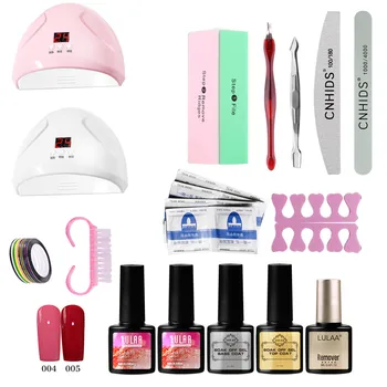 

100ml Acrylic Nail Kit With Uv Lamp Set Manicure Light Machine 36w Intelligent Induction Usb Power Nail Lamp Acrylic Nail Set