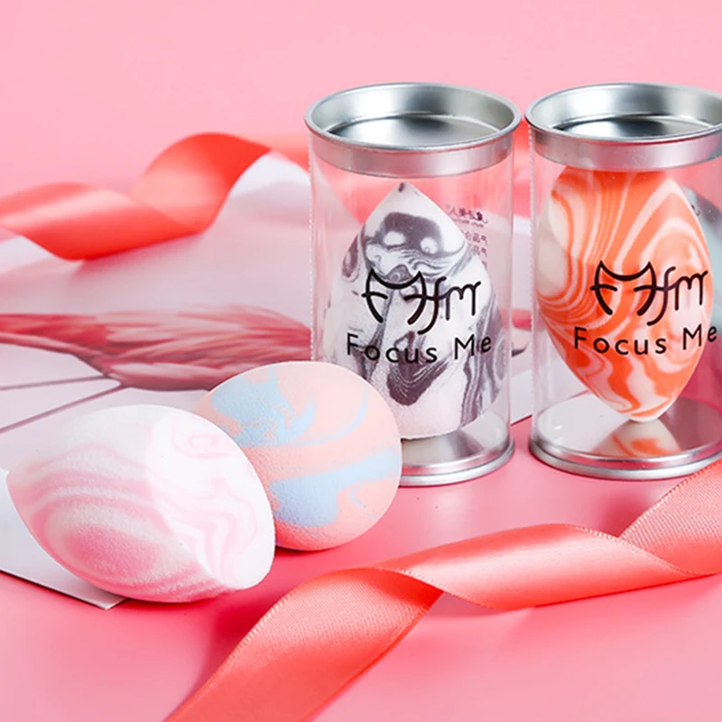 

Marbling Blender Water-drop Shape Puff Makeup Foundation Sponge Makeup Cosmetic puff Powder Smooth Beauty Cosmetic makeup sponge