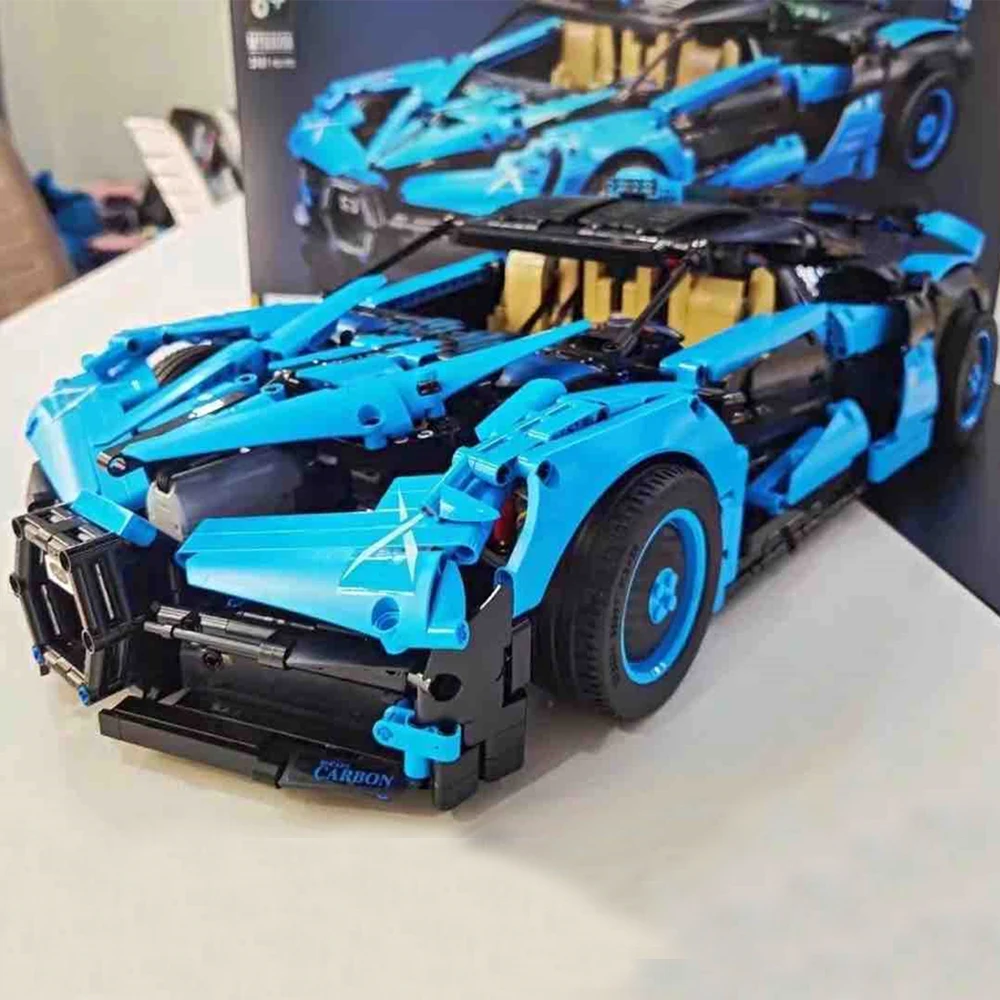 SUPER DEALS! Creator Expert High-tech Bugattied Super Racing Sports Car Moc Modular Building Blocks Model Technical Bricks Boys Toys MY88008