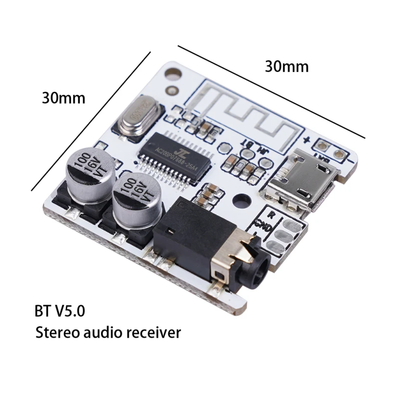 Placa receptora de Audio Bluetooth 5,0 WAV + APE + FLAC + MP3, placa decodificadora sin pérdida, módulo de música estéreo Bluetooth inalámbrico