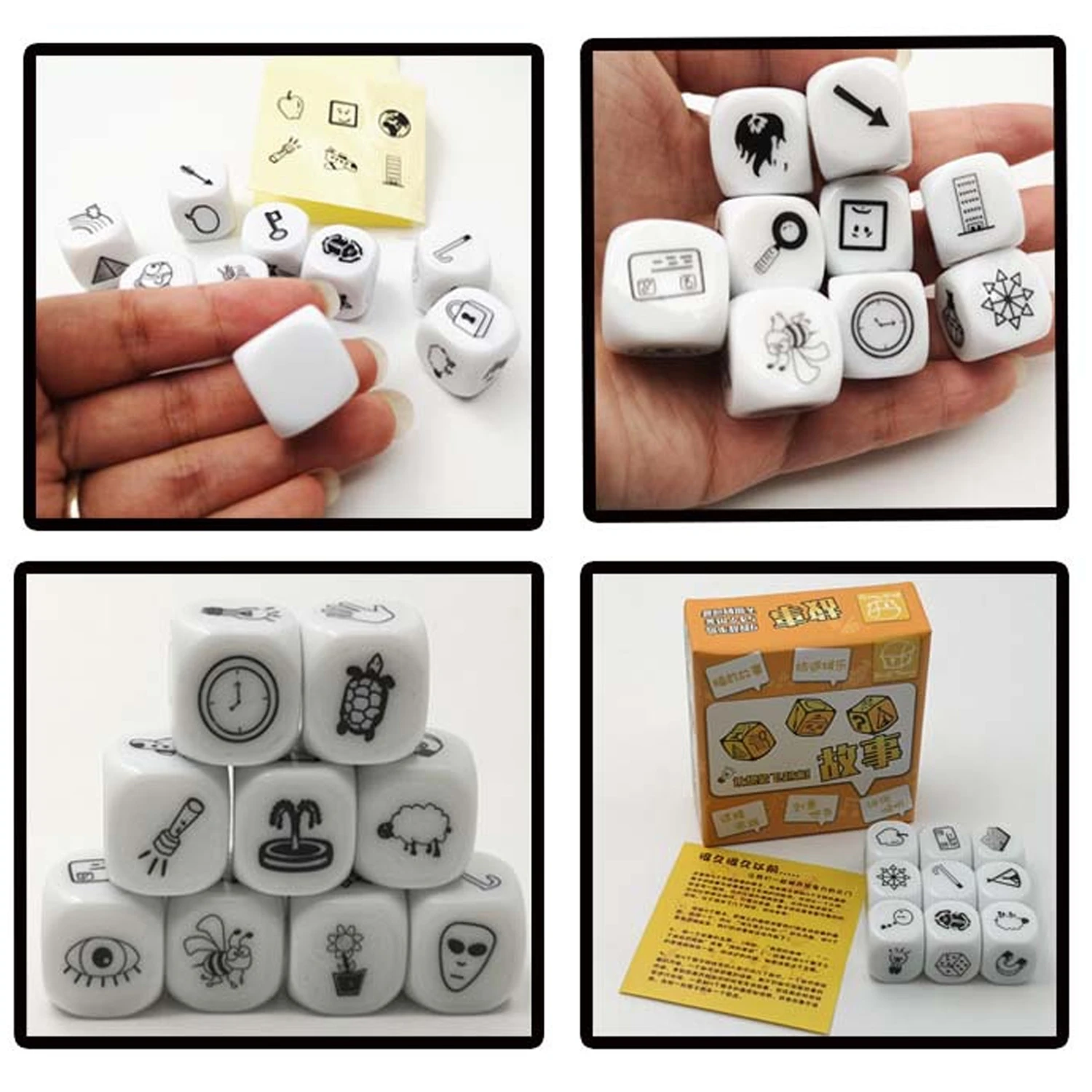 Increase Imagine Story Dice Board Game Telling Story Family Puzzle Gamefor  Children Best Gift Have Box - Magic Cubes - AliExpress