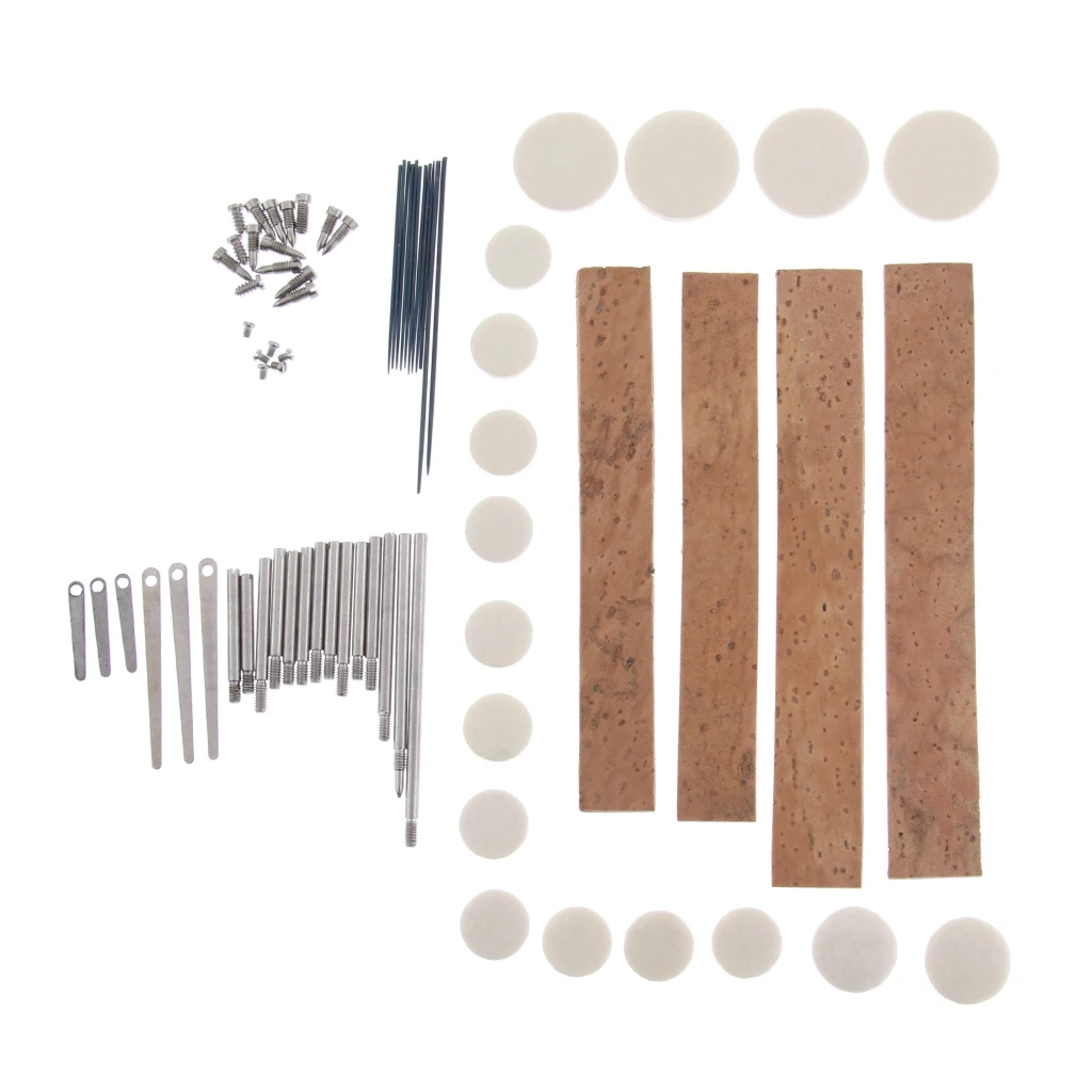 Clarinet Replacement Leather Pads Screws Set For Clarinet Accessories