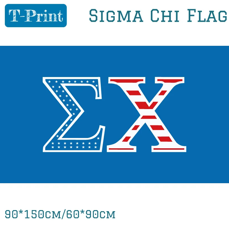 

Free shipping Sigma Chi US Style College Fraternity Official Licensed Flag 3ft*5ft Size 90*150cm 60*90cm For Office Home Flag.