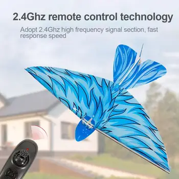

Best gifts RC Simulated Flying Bird Remote Control Airplane 2.4 GHz E-Bird Birds Electronic Mini Drone Toys for Children Kids