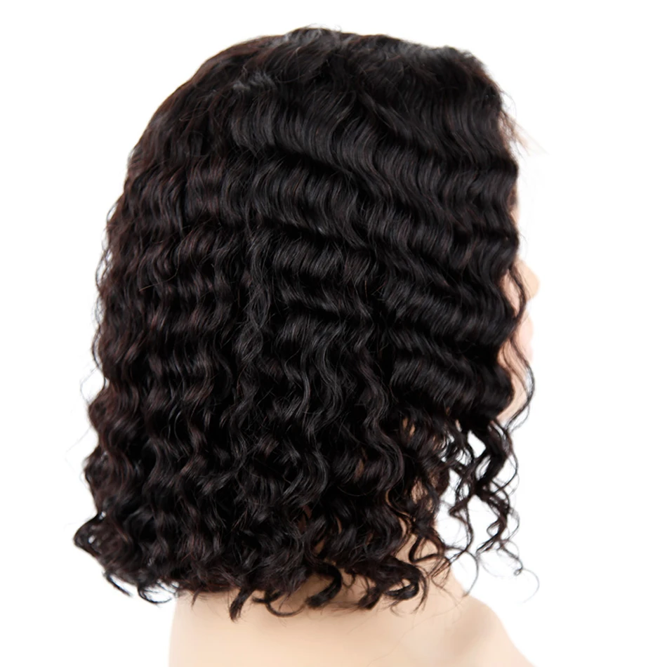 DEEP CURLY BOB WIG LACE FRONT WIGS