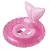 Rooxin Flamingo Inflatable Circle Baby Infant Float Pool Swimming Ring with Sunshade Floating Seat Summer Beach Party Pool Toys