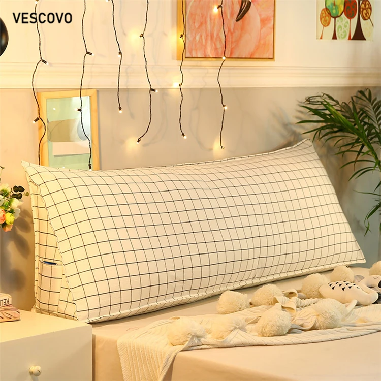 VESCOVO, 150 см, 180 см, длинная подушка для кровати, Подушка для спальни, большая подушка для близнецов, полный размер королевы