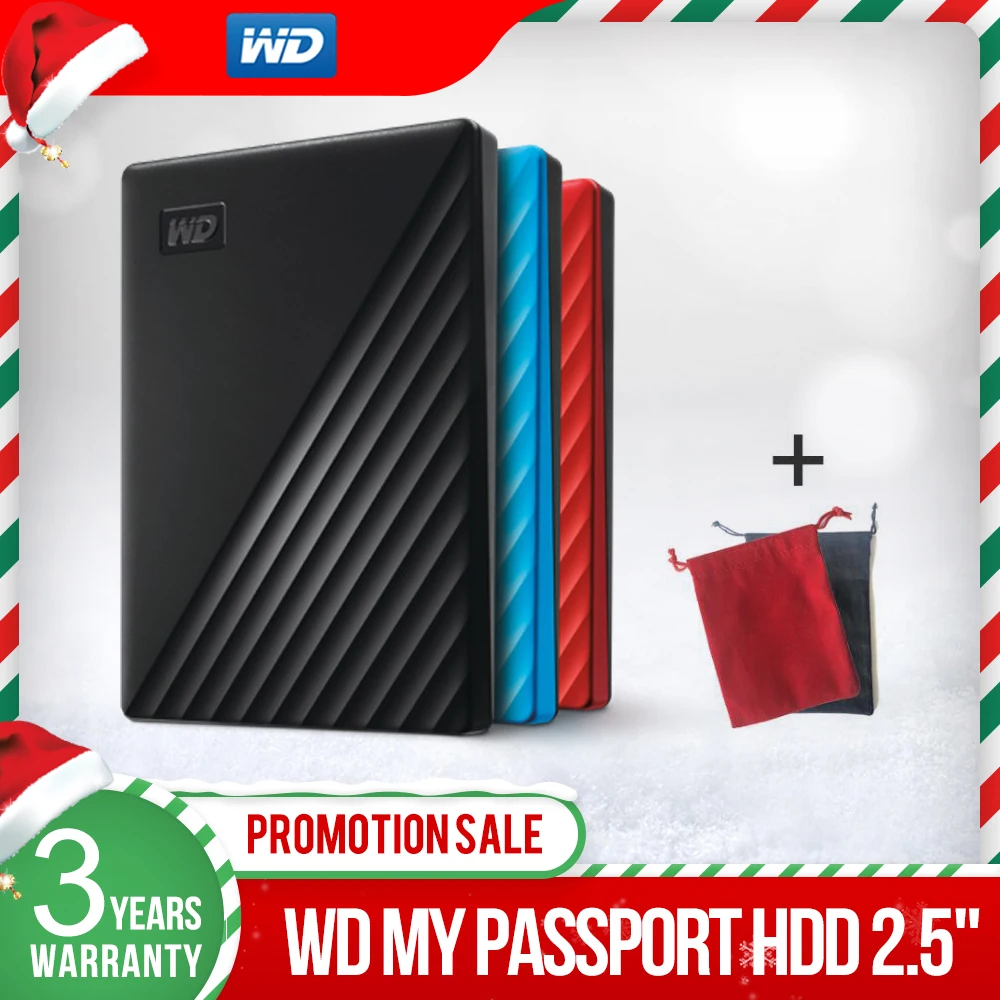 Western Digital WD мой паспорт™Внешний жесткий диск 1 ТБ 4 внешний для резервного