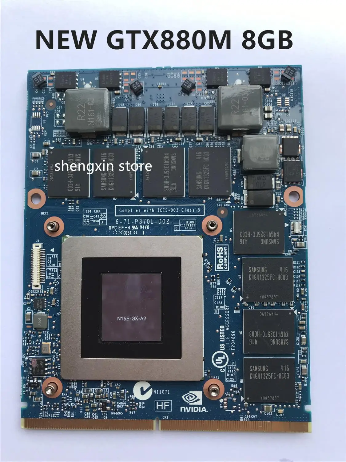 Абсолютно Новый GTX880M GTX 880M GDDR5 8 Гб N15E-GX-A2 Графика видеокарта для DELL Alienware M17X R4 R5 M18X R2