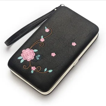 

PU Leather Phone Bag Women Wallets Coin Money Purse Female Long Clutch Wallets Credit Card Holder Wallet Monedero Portemonnee