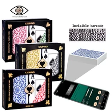 Copag 1546 Bridge Size Jumbo Index Barcode Marked Playing Cards Double Set Magic Board Game Plastic Decks Anti Cheat Poker