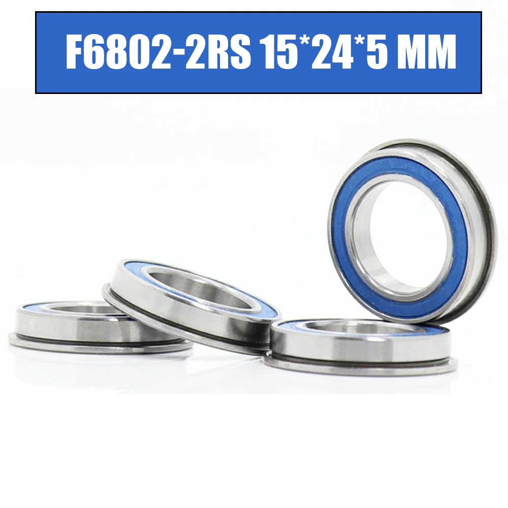 FUSHI F6802 2RS Bearings Blue Sealed 15x24x5 mm , ABEC 3 F6802RS Shaft