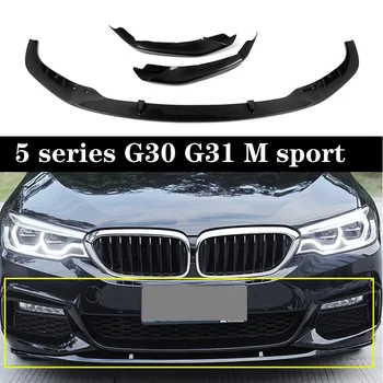 

For BMW G30 G31 M sport 530i 540i 17-19 ABS & Carbon Front Bumper Lip Splitter Body Kit