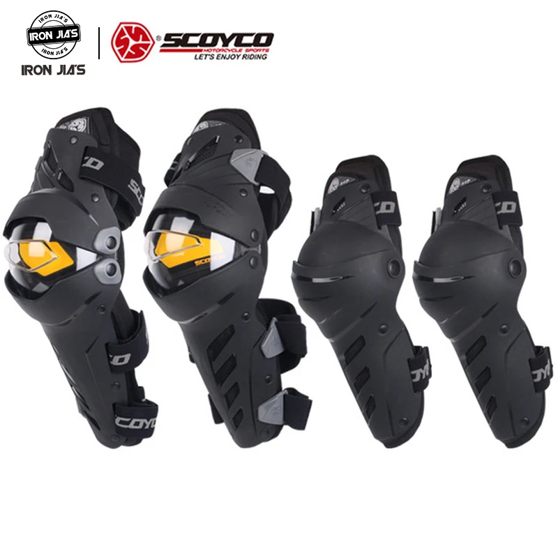 

SCOYCO Motorcycle kneepad Protector Elbow Protect Equipment Motocross Racing Motor Protection Sliders Riding Kneepads Protective