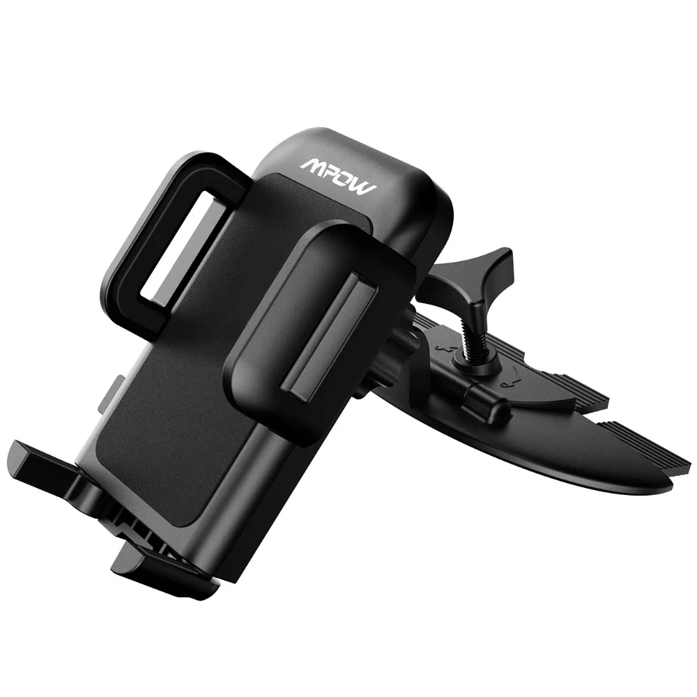 Original MPOW Universal Smartphone CD Slot Car Mount Phone Stand Holder Cradles with Three Side Grips For iPhone XSX876 (9)