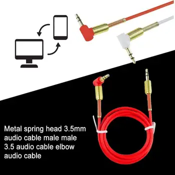 

Universal 3.5 mm Jack Aux Audio Cable Male to Male Car Aux Cable Gold Plated Auxiliary Cable for Car / iPhones / Media Players