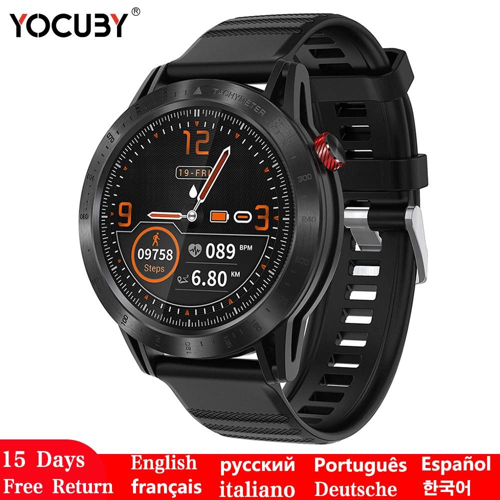 Smart Watch wearable devices Men smart electronics smartwatch ip68
Waterproof Bluetooth Heart Rate Monitor App Watch Cross