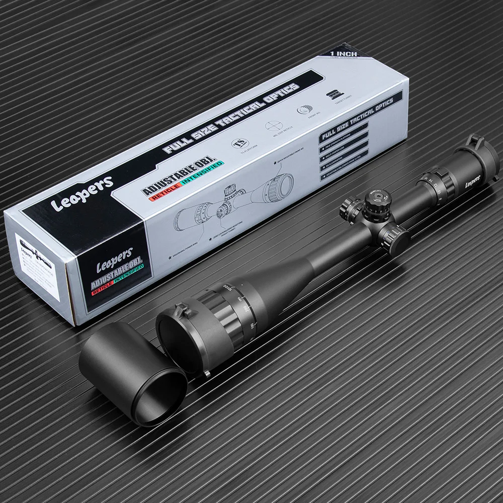 LEAPERS 6-24X50 Riflescope тактический оптический прицел красный зеленый охота точка зрения с подсветкой Retical Sight для охоты Ak 47