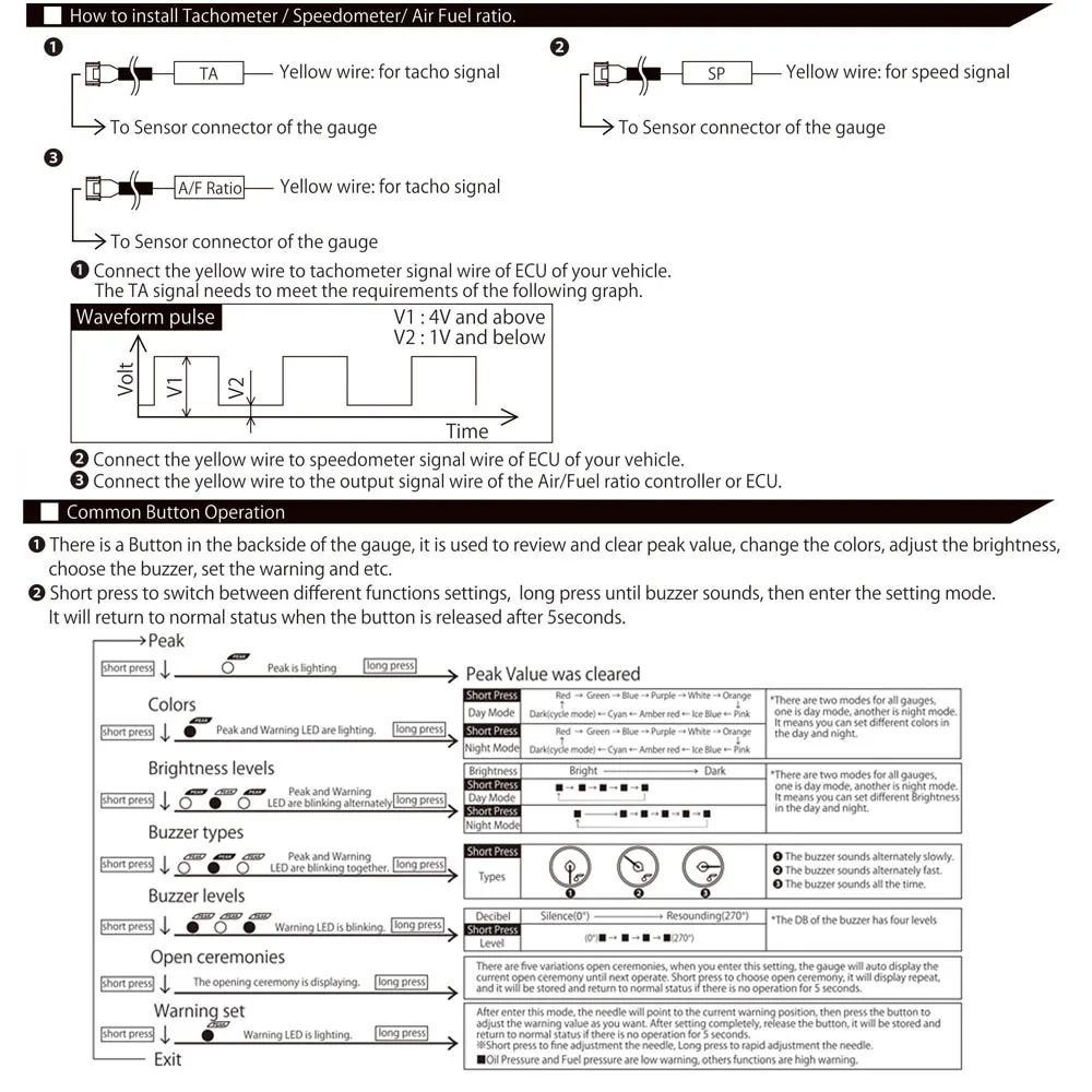 转速速度空燃比通用