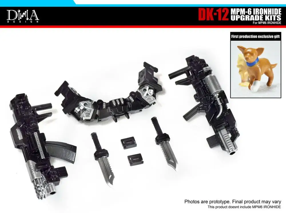 

Transformation DNA DK-12 Upgrade Kits for For MPM06 MPM-06 Ironhide,In stock!