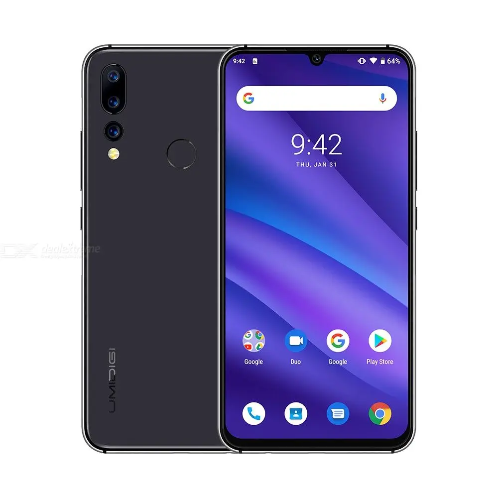 Глобальная версия UMIDIGI A5 PRO Android 9,0, Восьмиядерный мобильный телефон 6,3 'FHD+ 16 МП, тройная камера, 4 Гб ram, мобильный телефон с двумя sim-картами