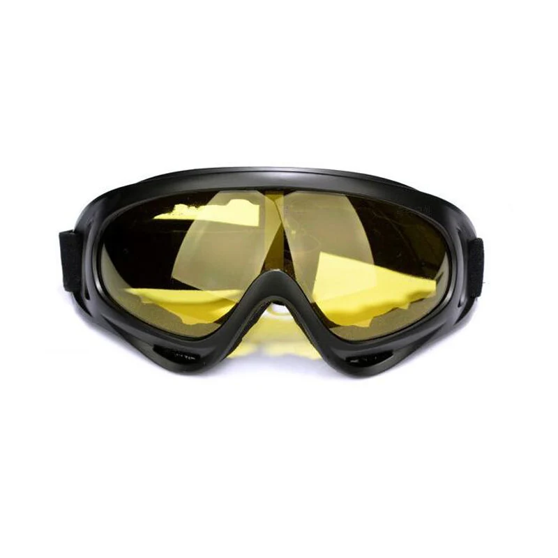 Мужские Женские мотоциклетные очки MX внедорожный мотоцикл шлемы с очками лыжные спортивные очки Masque Moto очки - Цвет: Yellow