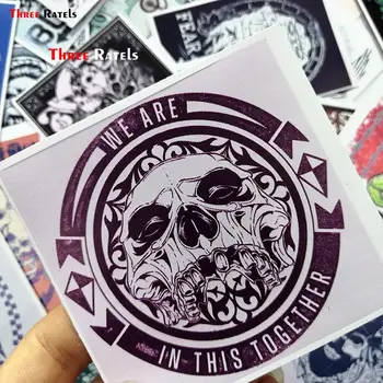 

Three Ratels Fotolia Pvc Waterproof Stickers For Laptop car Motorcycle Skateboard Luggage removable sticker