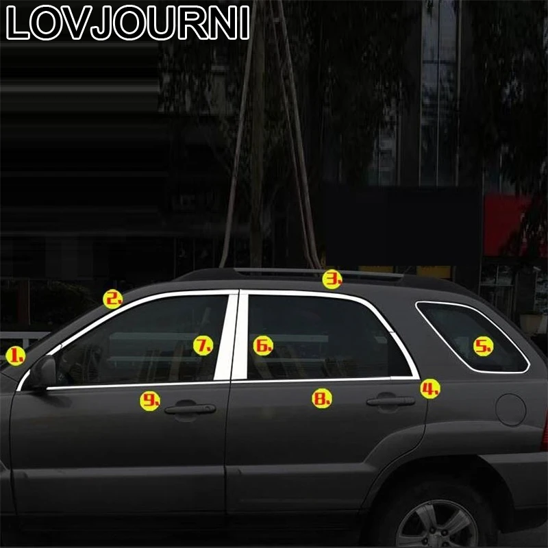 Автомобильные оконные Внешние декоративные автомобильные хромированные