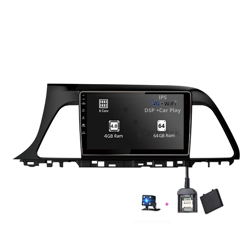 Carmitek стиль мультимедиа плеер Android gps для hyundai Sonata 9th поколения - Цвет: 4GB Camera