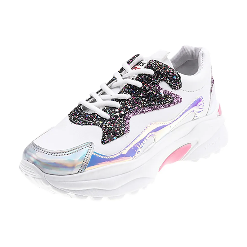 SAGACE кроссовки; женские модные кроссовки; chaussure femme; разноцветная повседневная обувь на шнуровке; женская повседневная спортивная обувь с круглым носком