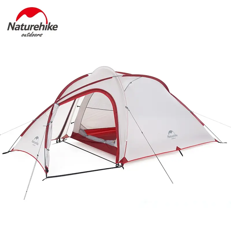 Naturehike Hiby Double Layers 40D Nylon Tent for 3-4 Person Families 4 Seasons Outdoor Camping | Спорт и развлечения